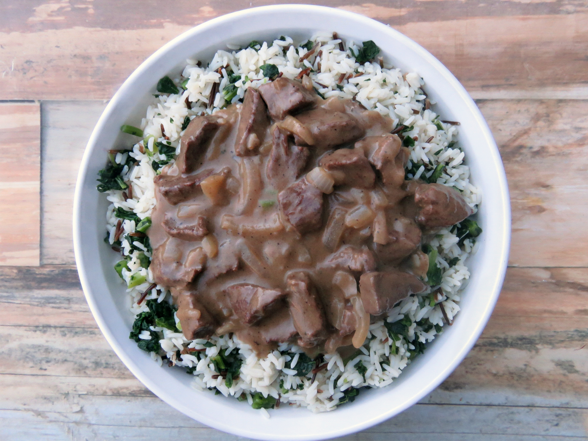 Dijon Beef Stew On Rice 