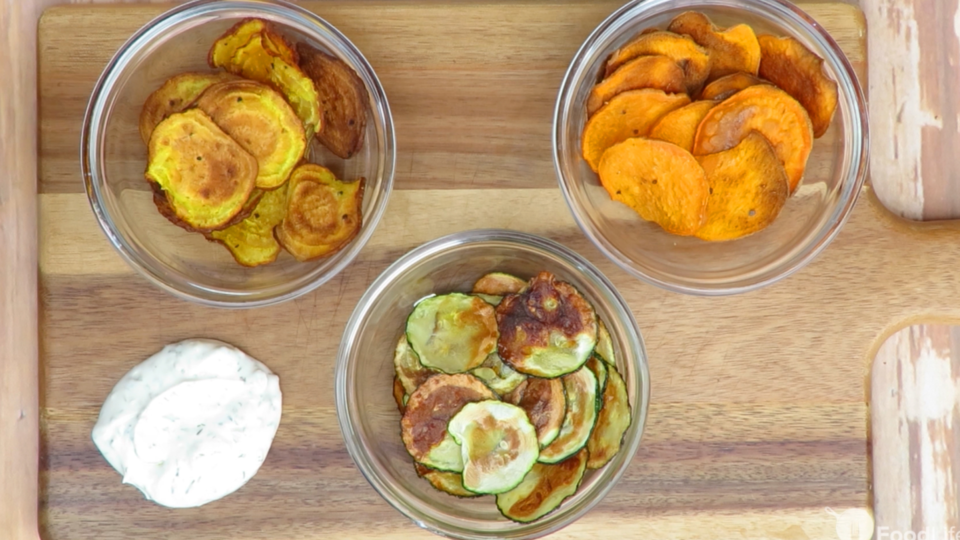 Veggie chips with tzatziki The GoodLife Fitness Blog
