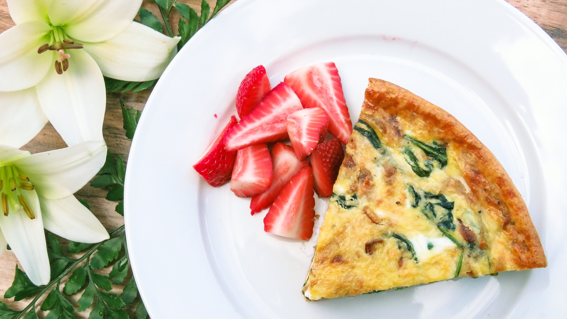 Spinach and parmesan quiche The GoodLife Fitness Blog