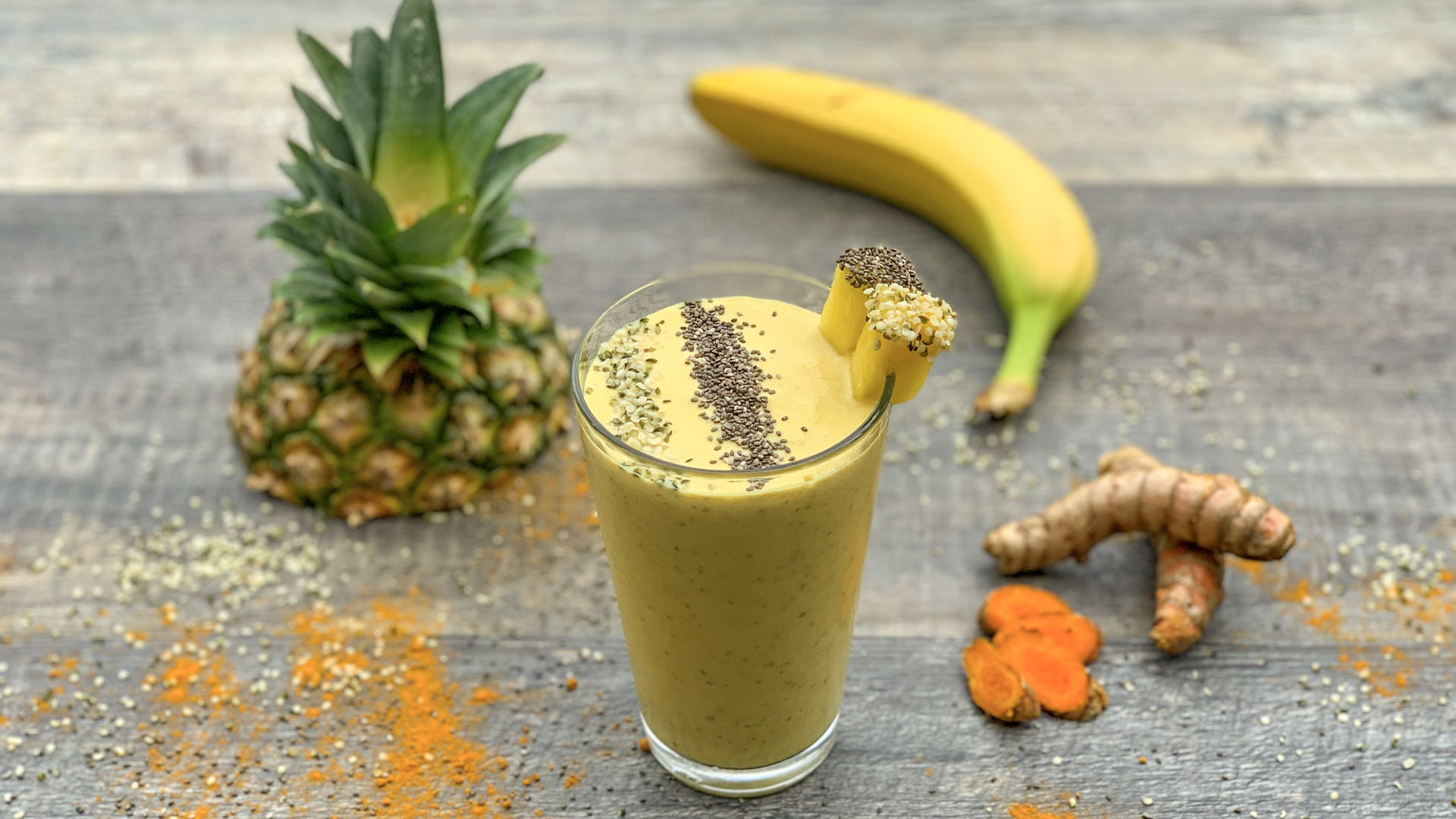 Turmeric and pineapple superfood smoothie The GoodLife Fitness Blog